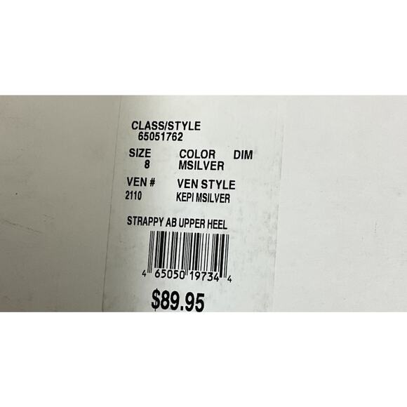 Steve Madden Strappy Crystal Strap Stiletto Heels- Size 8 - Picture 8 of 8